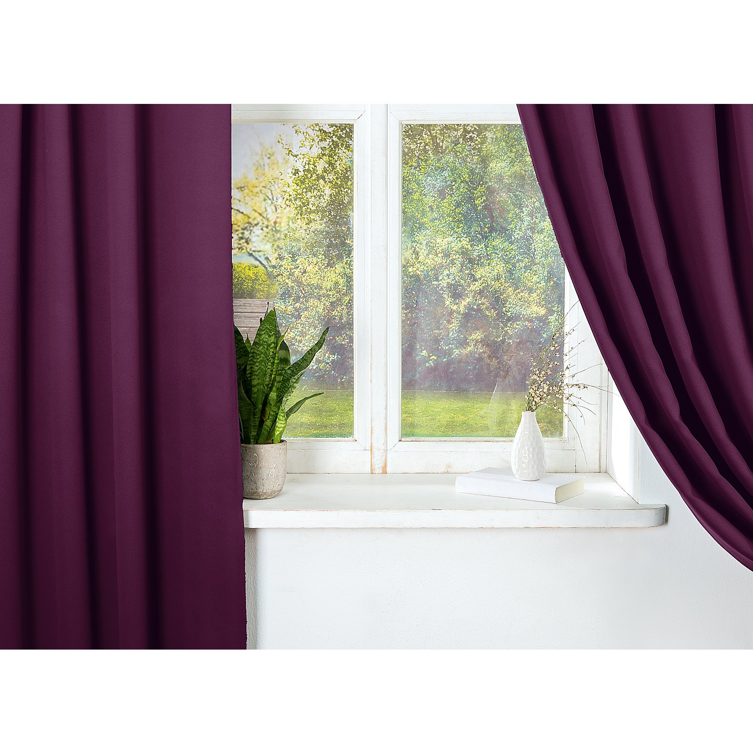 Verdunkelungsstoff Blackout, aubergine