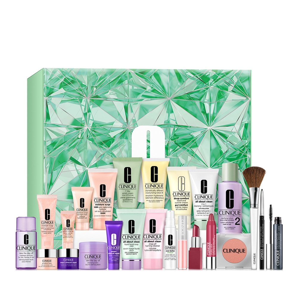 Clinique Calendrier de l'Avent Coffret 24 produits soin et maquillage