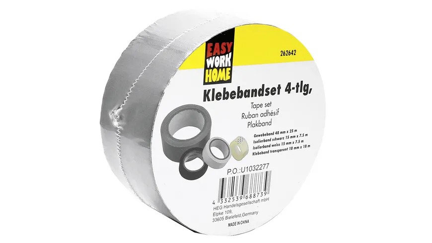 EASY WORK Klebebändersatz 4-teilig