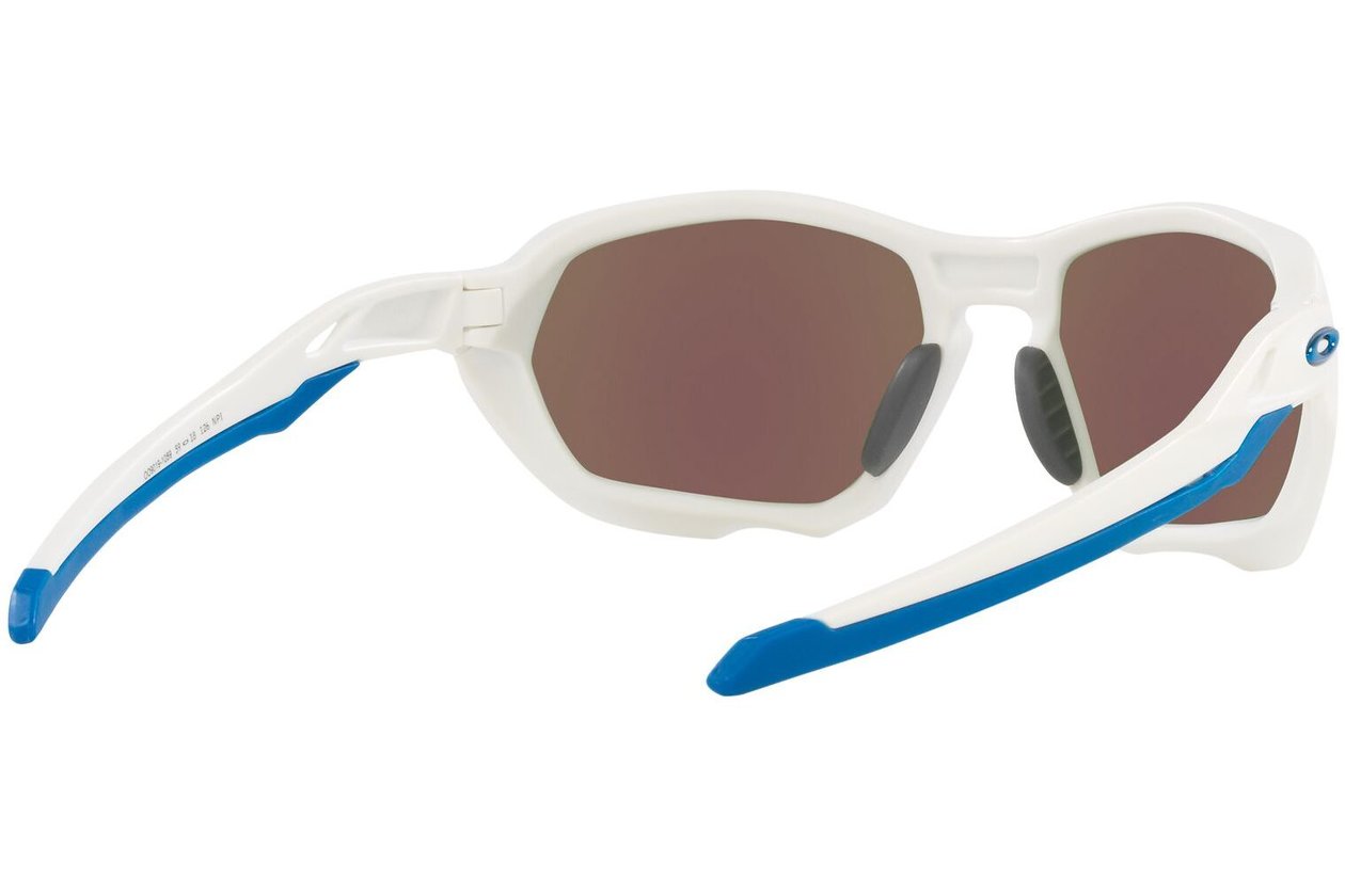 Oakley Plazma Matte White / Prizm Sapphire