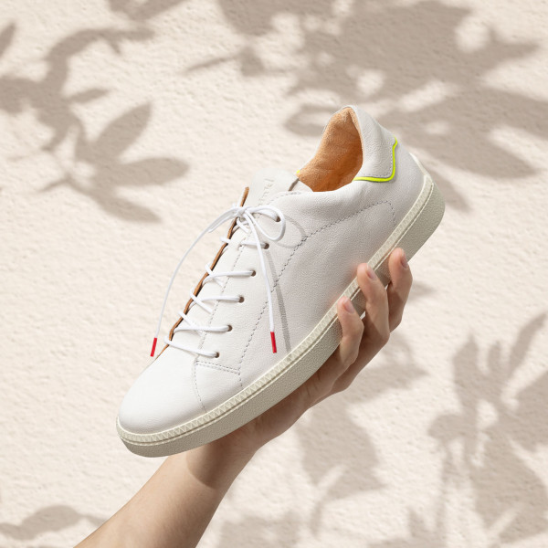 TURNA Herren Sneaker low - Bianco/Kombi