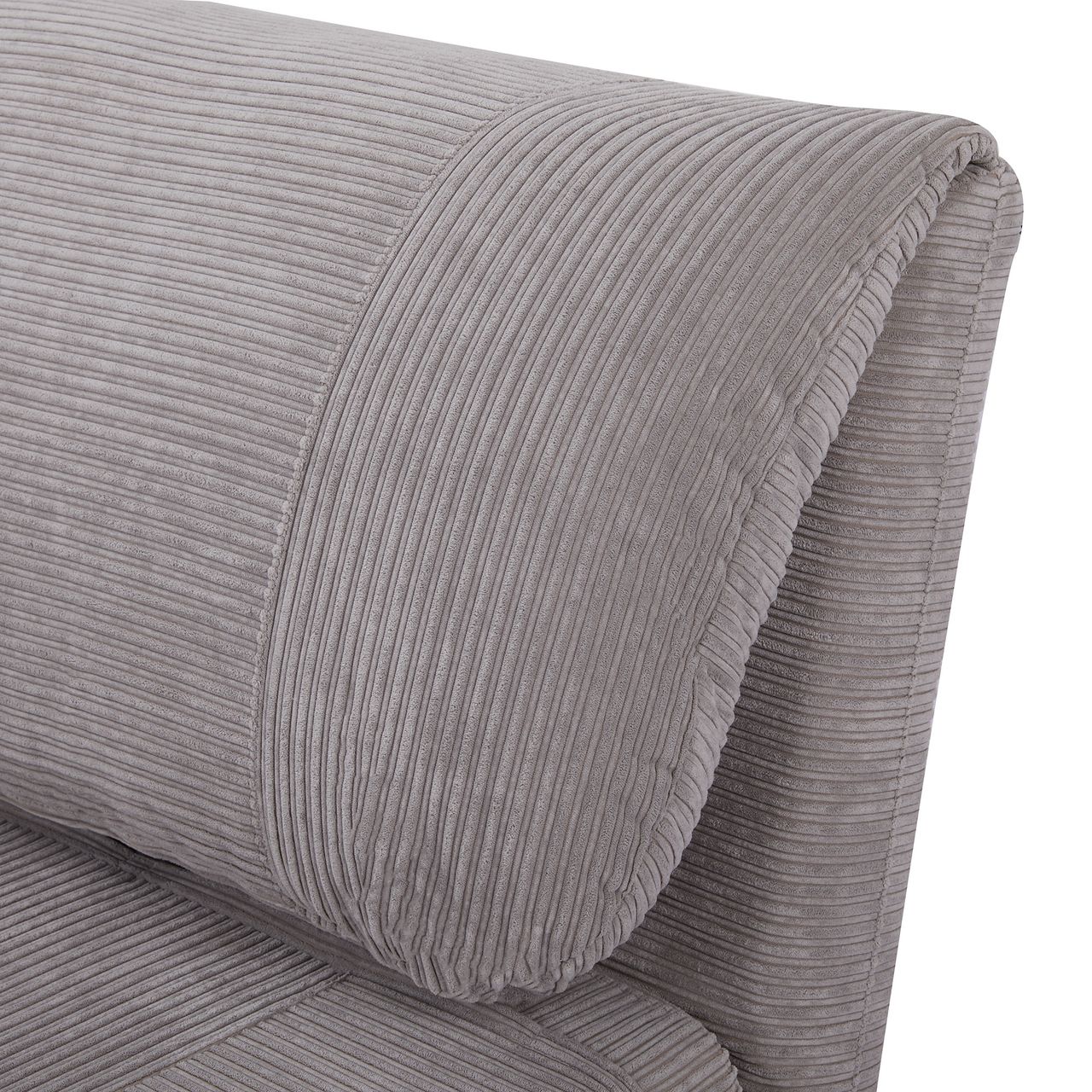 HOMCOM 2-in-1 Schlafsofa Schlafsessel Klappmatratze Gästebett Klappbett Hellgrau