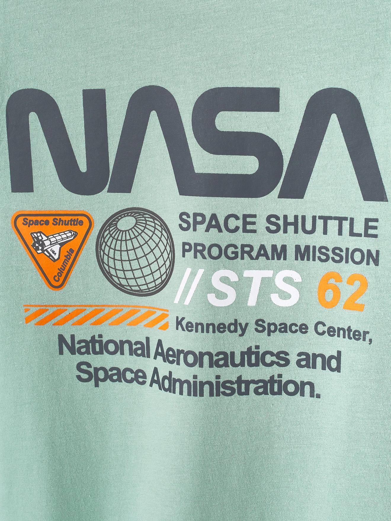 Pyjashort garçon NASA® vert d'eau