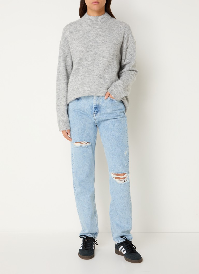 Maglione Calvin Klein in pregiata maglia di misto lana d'alpaca