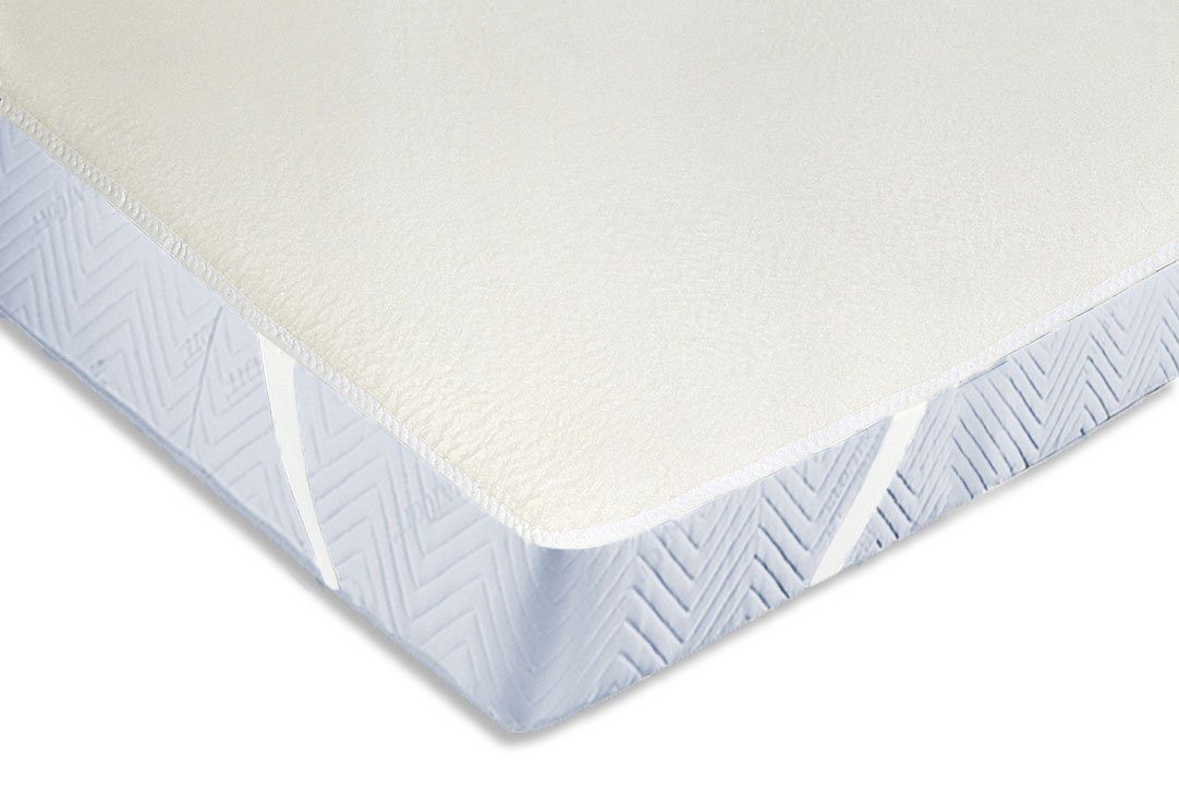 Matratzenauflage ZOLLNER, Eckgummis, 70 x 140 cm, 100% Baumwolle, vom Hotelwäschespezialisten