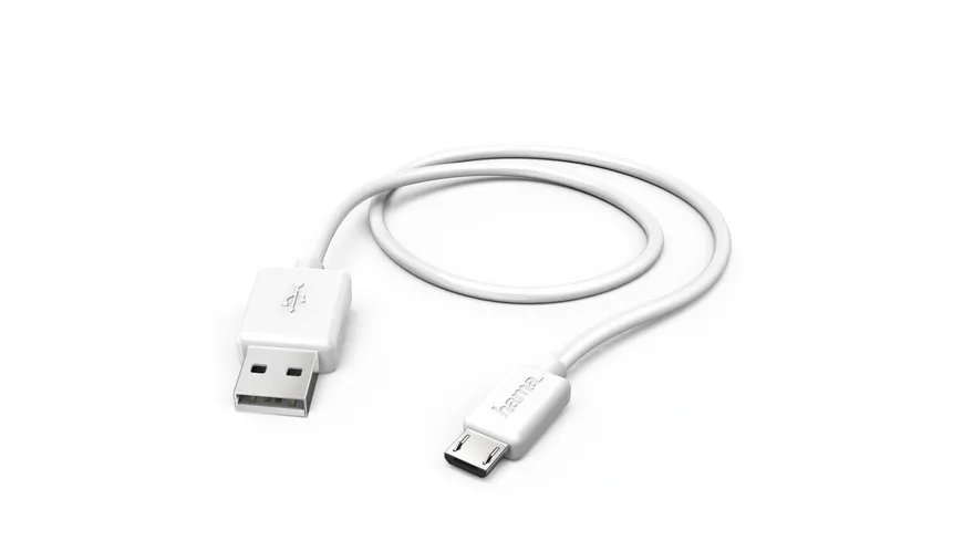 Hama Ladekabel, USB-A - Micro-USB, 1,5 m, Weiß