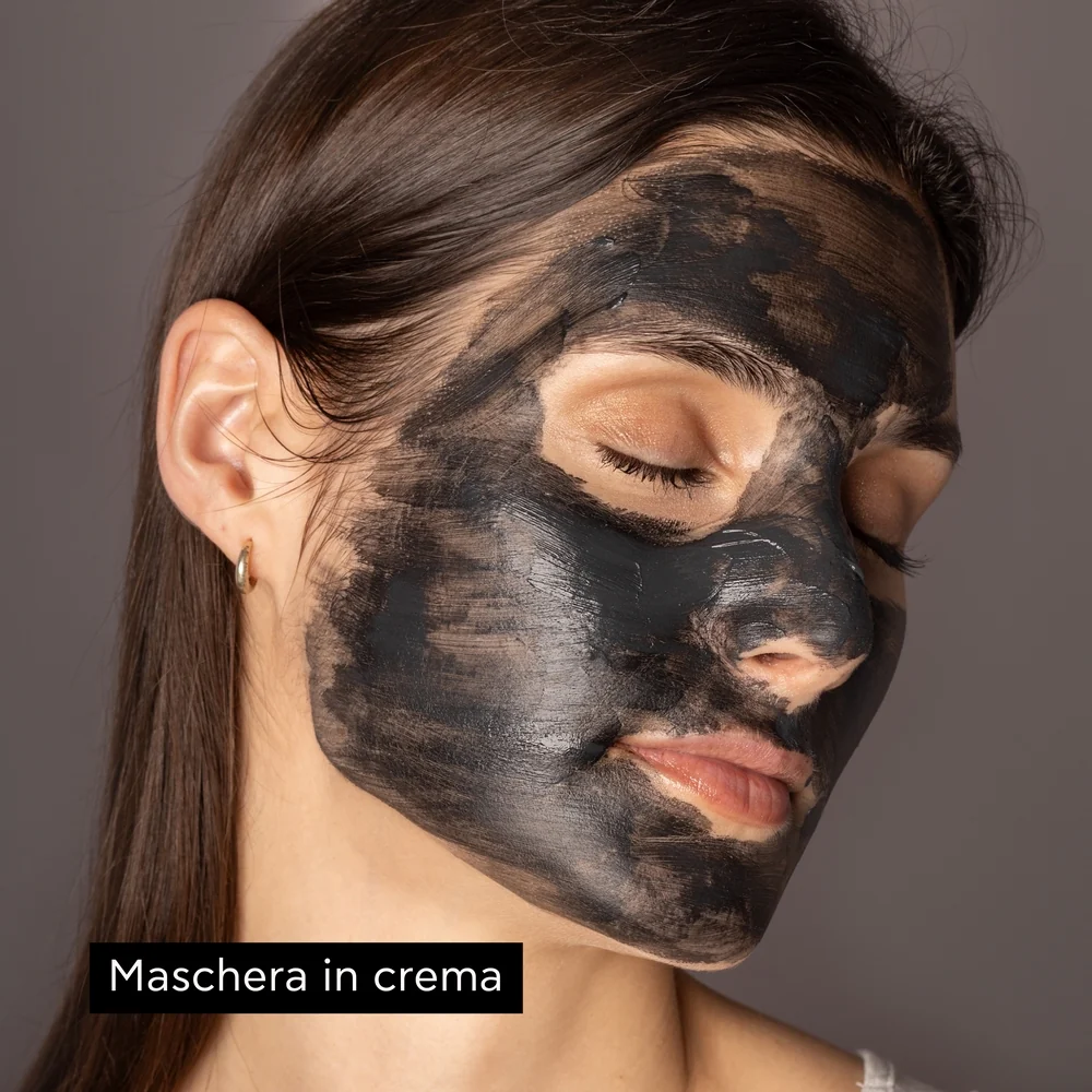 Express Beauty - Μαύρη μάσκα προσώπου καθαρισμού και ρύθμισης σμήγματος για λιπαρό δέρμα - Μάσκα προσώπου καθαρισμού