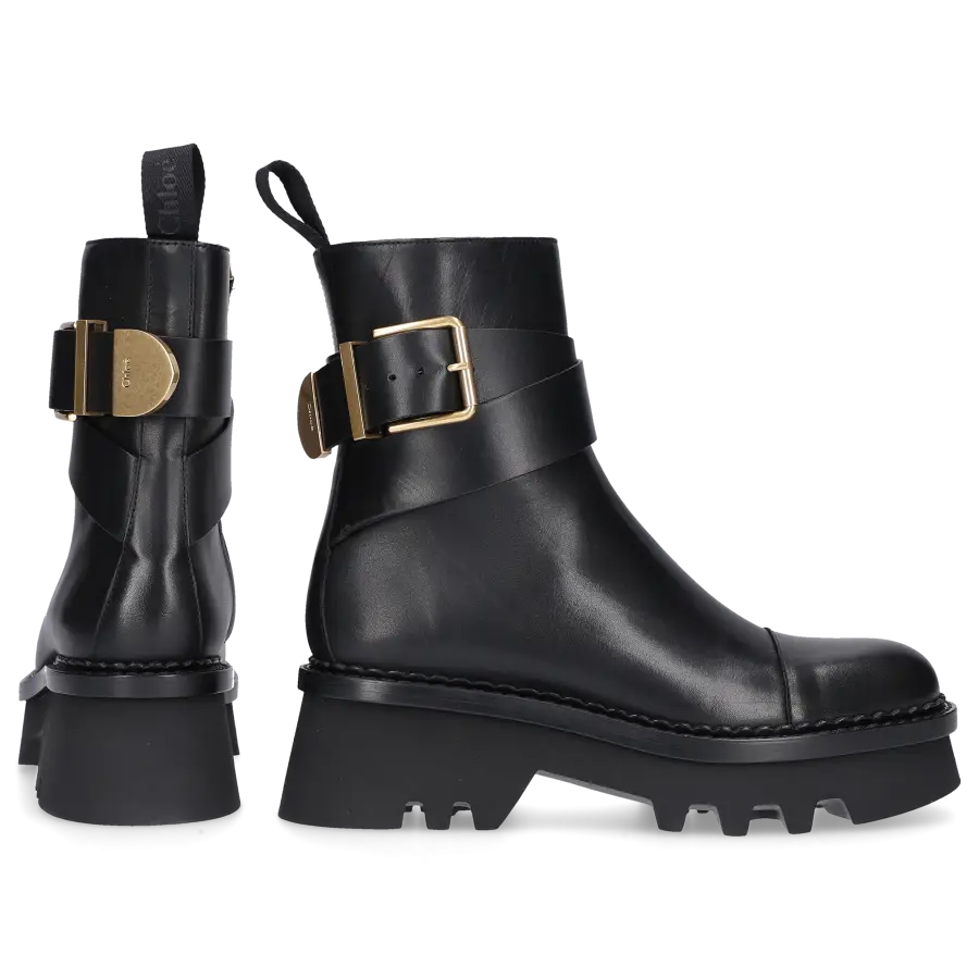 Chloé - Stiefeletten OWENA Kalbsleder - schwarz