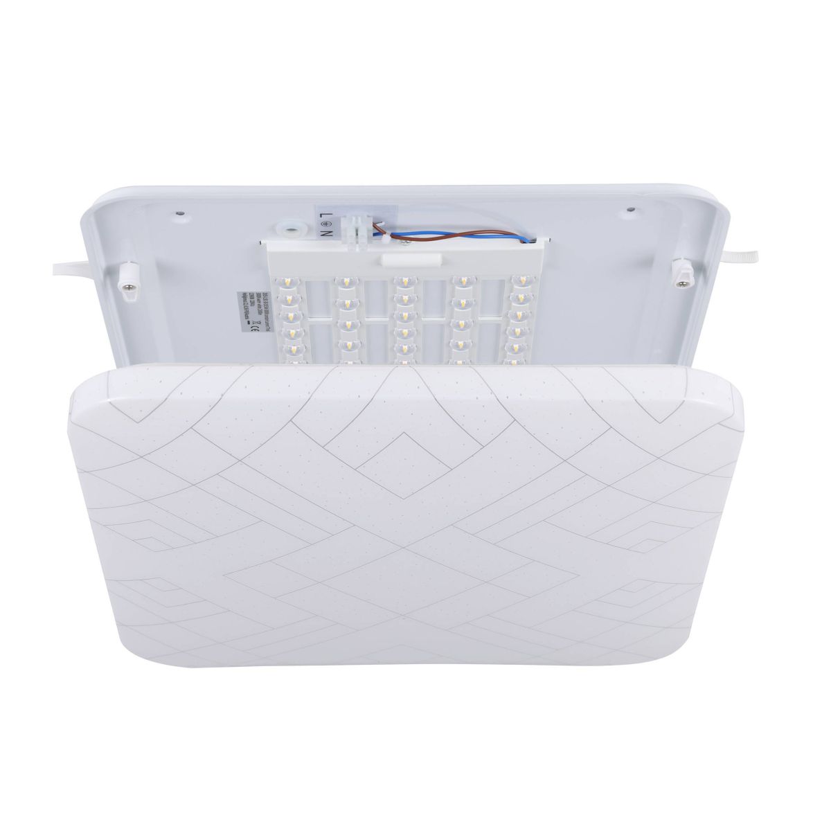 EGLO LED Deckenleuchte Rende Weiß 38 x 38 cm