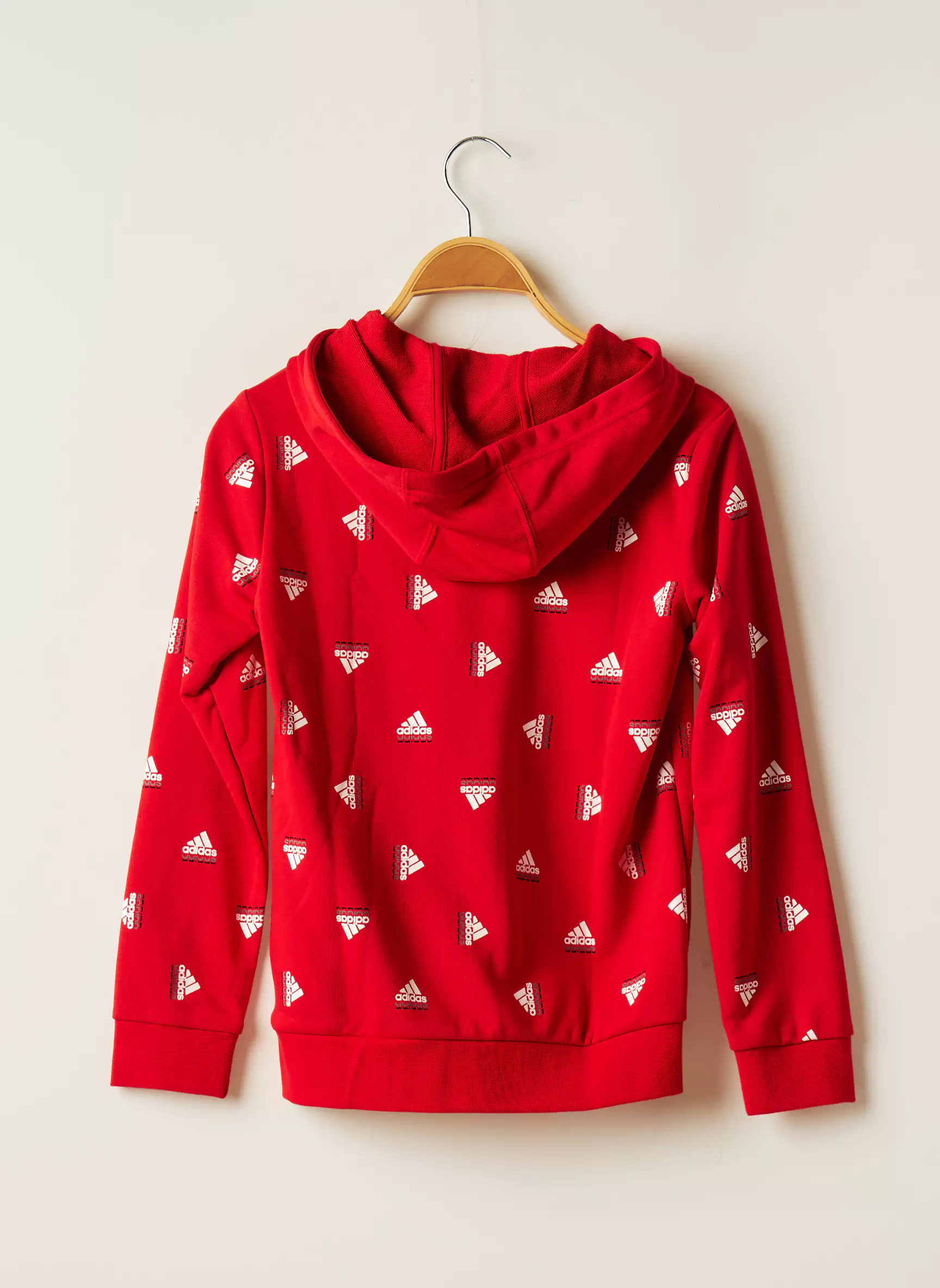 Adidas Sweat Capuche Enfant couleur rouge