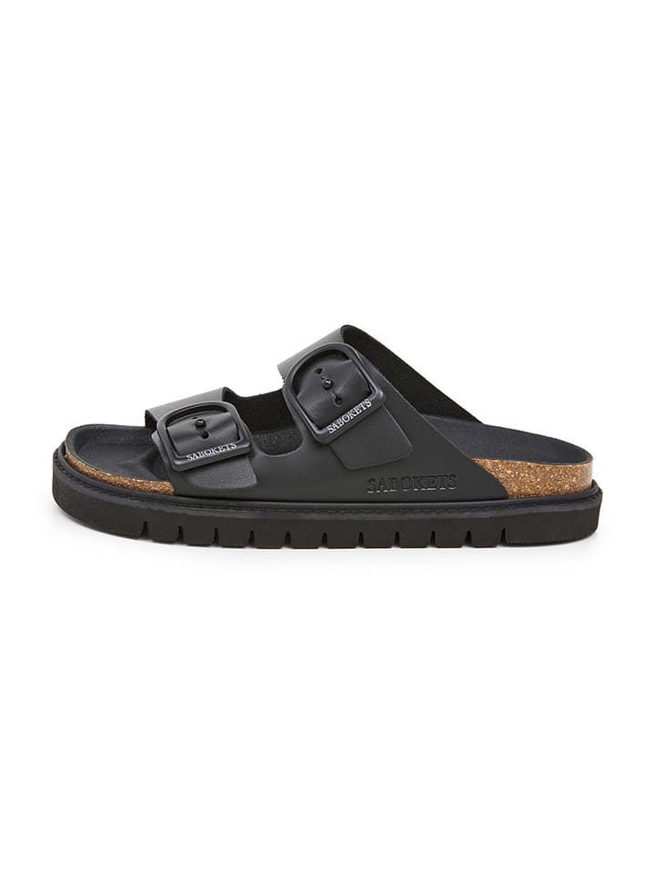 SABOKETS Pantoletten in Schwarz günstig kaufen