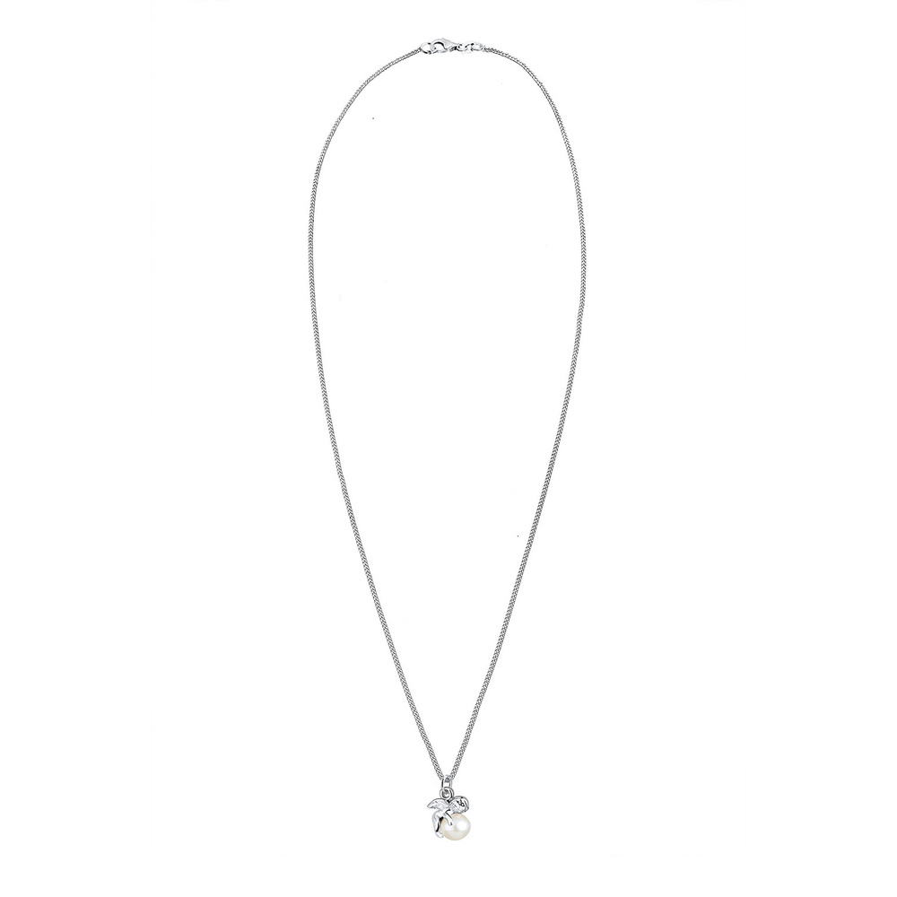 Elli Elli Collier Femmes Ange avec Perle d'eau douce en Argent Sterling 925 collier