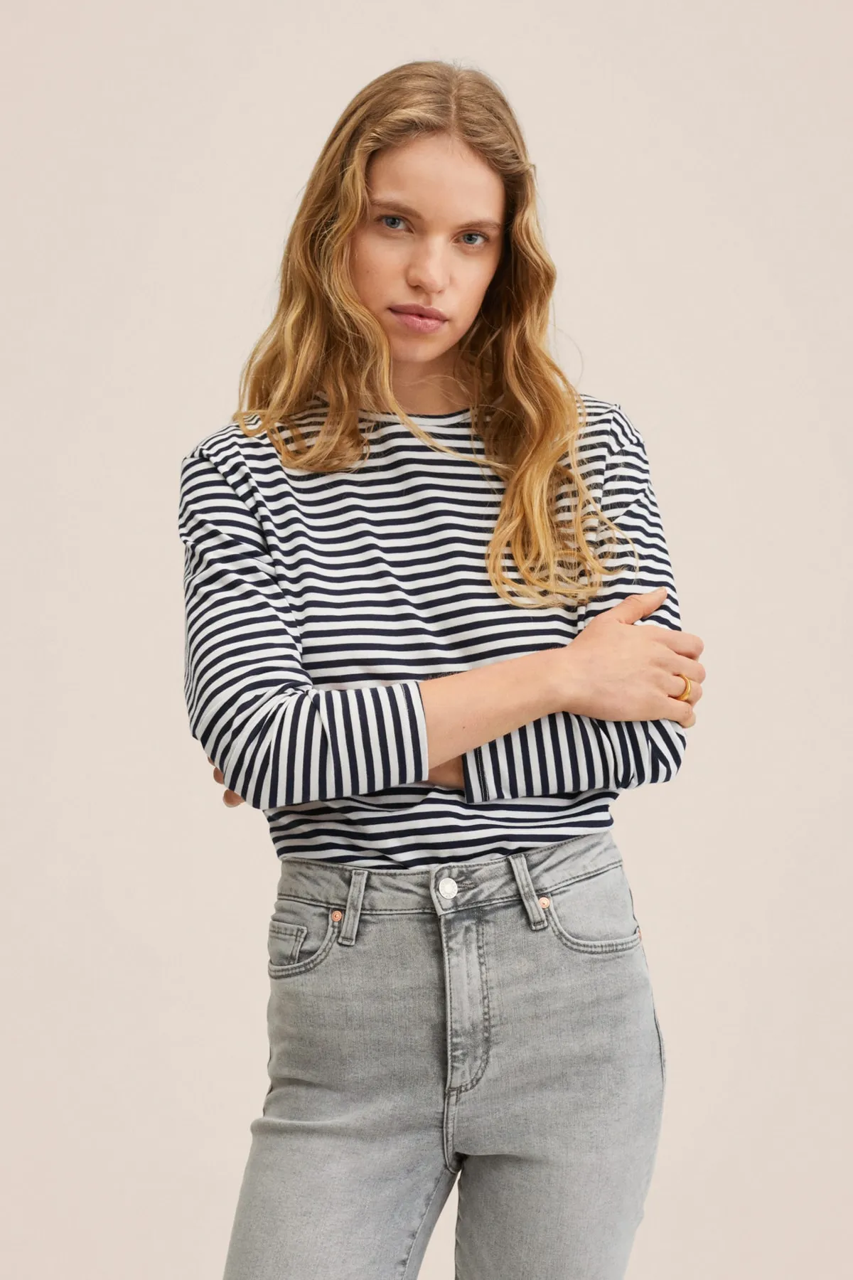 MANGO  Jeans - Grau - Skinny