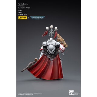 Warhammer 40k Actionfigur 1/18 White Scars Captain Kor'sarro Khan 12 cm