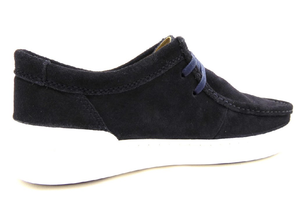 CLARKS Freizeit Schnürer blau