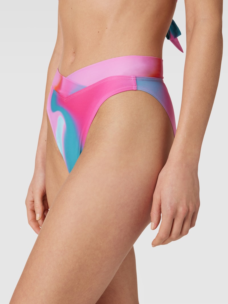 Bikini-Slip mit Farbverlauf in pink