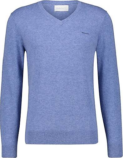 GANT Herren Strickpullover mit Schurwolle EXTRAFINE