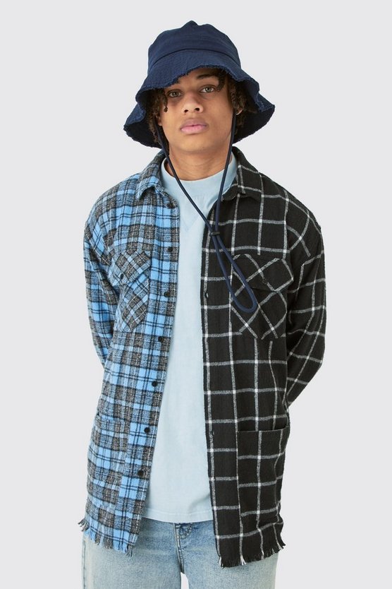 Multi Patchwork Check Shirt