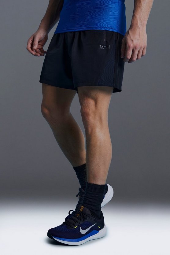 Man Active Shorts mit Print