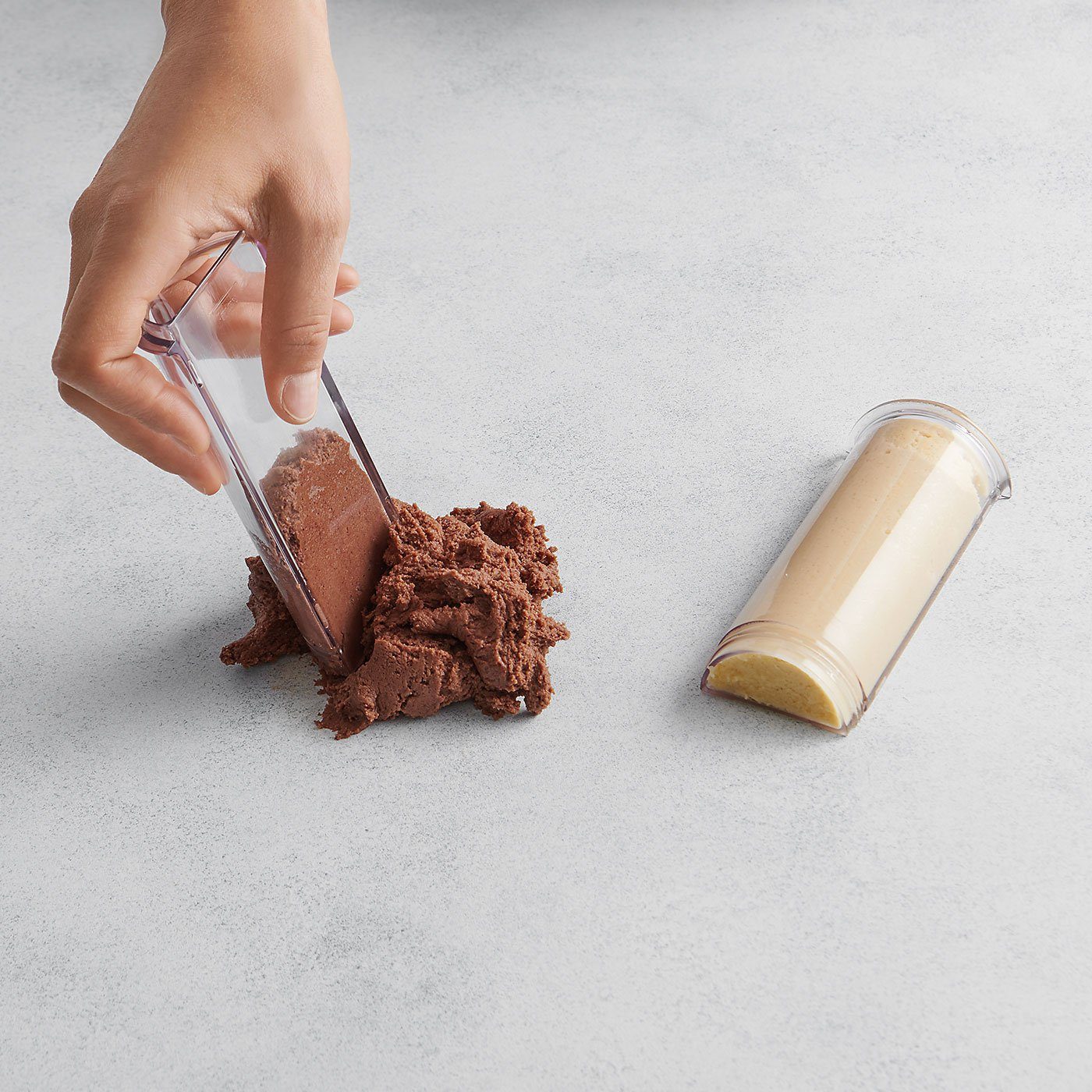 Betty Bossi Gebäckpresse Cookie Press, (7-tlg), zweifarbige Kekse und Plätzchen