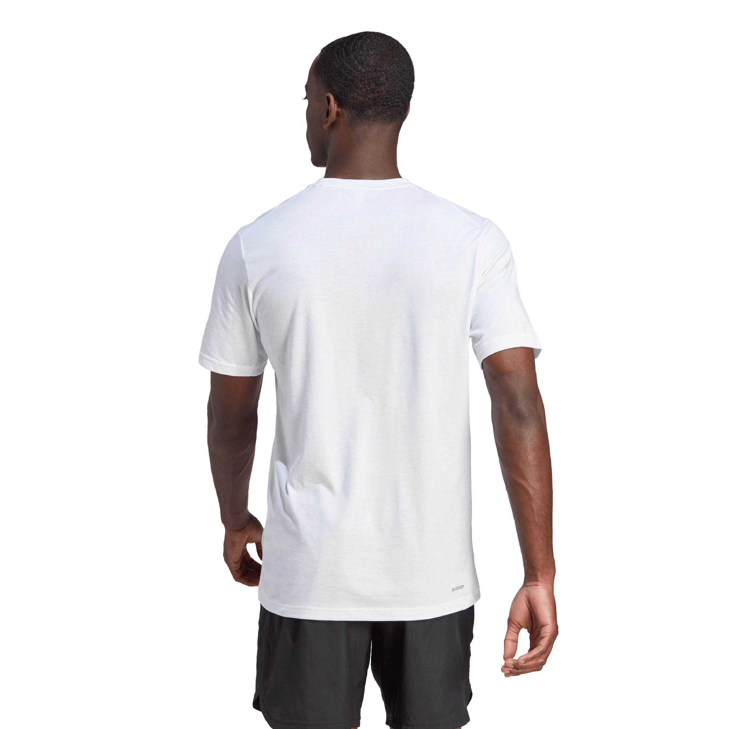 Training-Essentials Feel Ready Logo T-Shirt Herren - Weiß, Schwarz