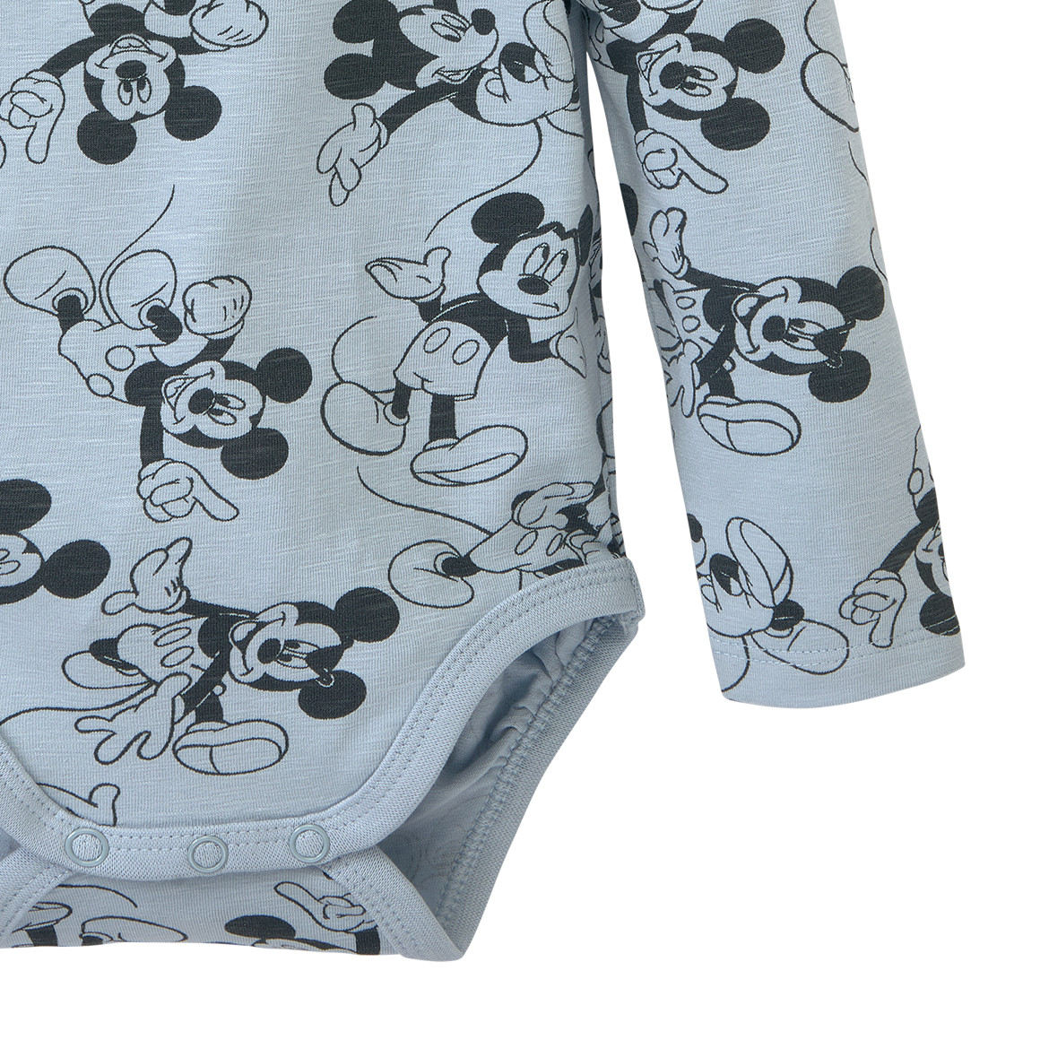 Micky Maus Langarmbody mit Allover-Print