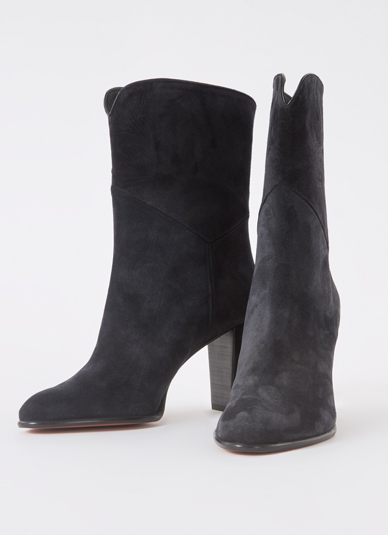 ba&sh  Bottines Covigton enkellaarsje van kalfssuède