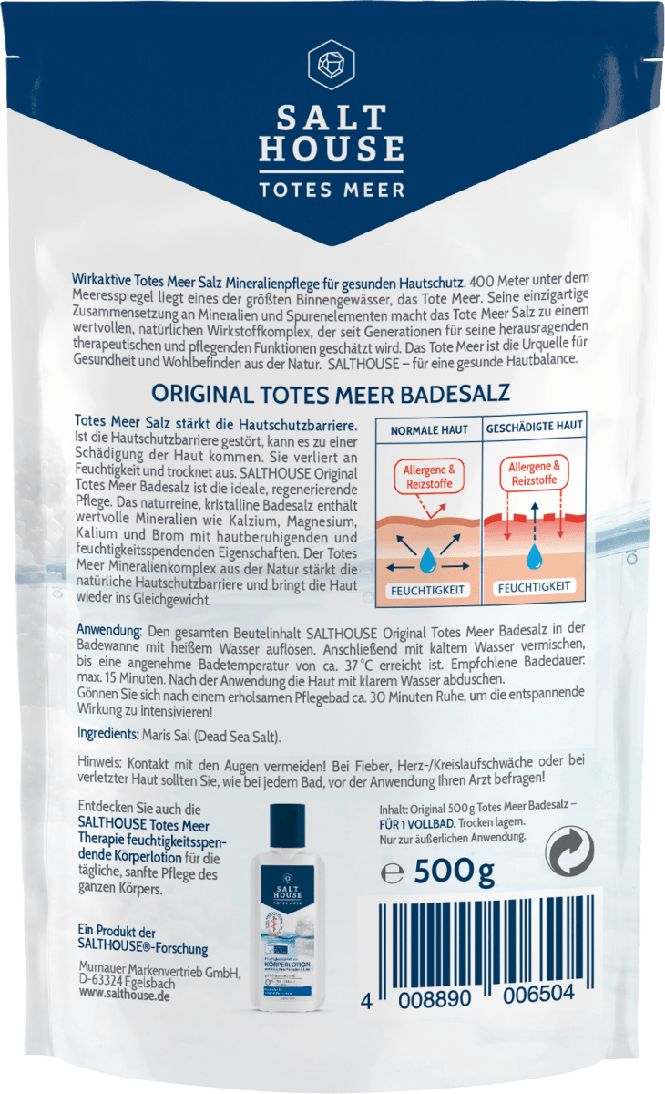 Badesalz Totes Meer, 500 g