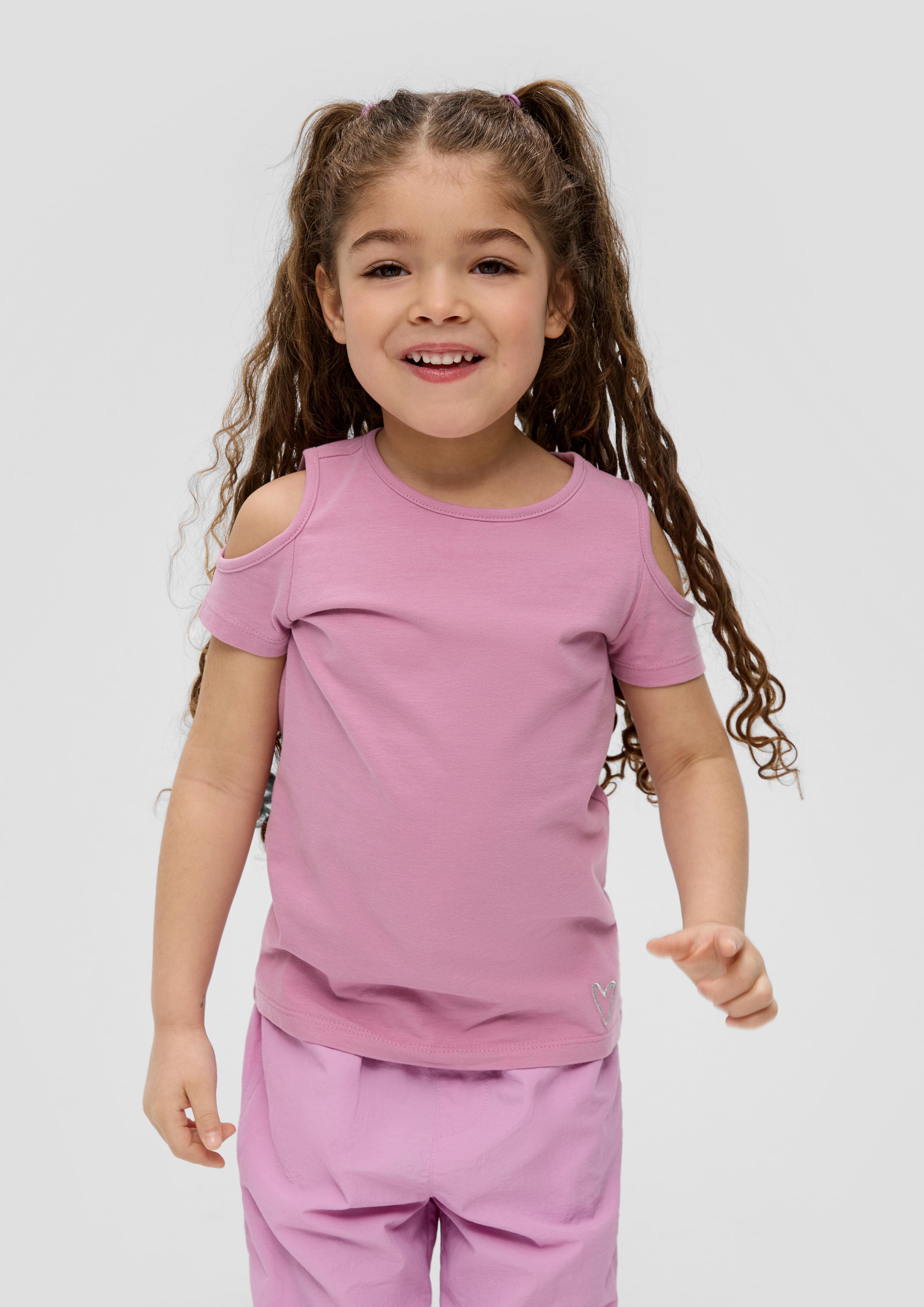 T-Shirt mit Cut-outs  2140022-4410