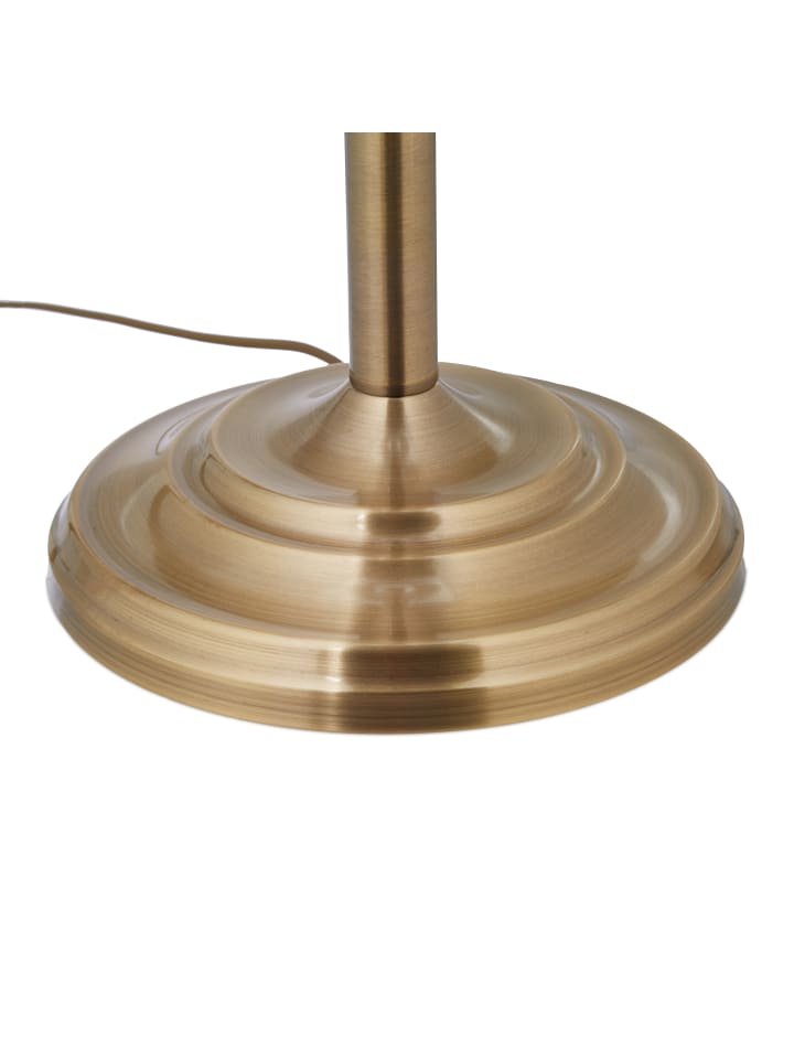 relaxdays Stehlampe Antik in Messing/ Weiß - (H)157 x Ø 42 cm günstig kaufen onesize