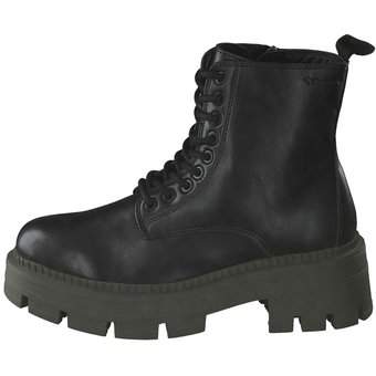 Tamaris Schnür Boots in schwarz