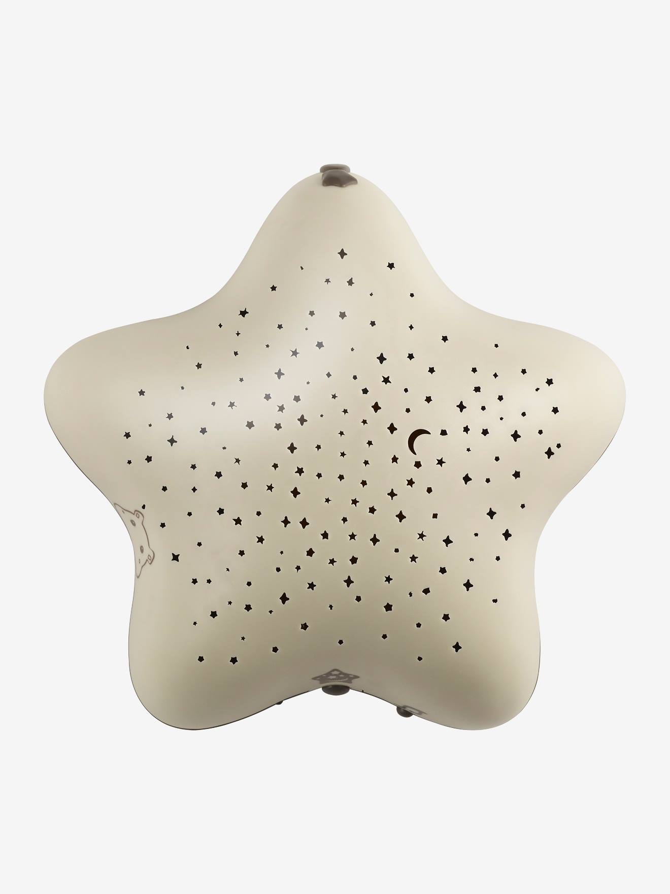 Veilleuse musicale PABOBO Projecteur d'étoiles beige