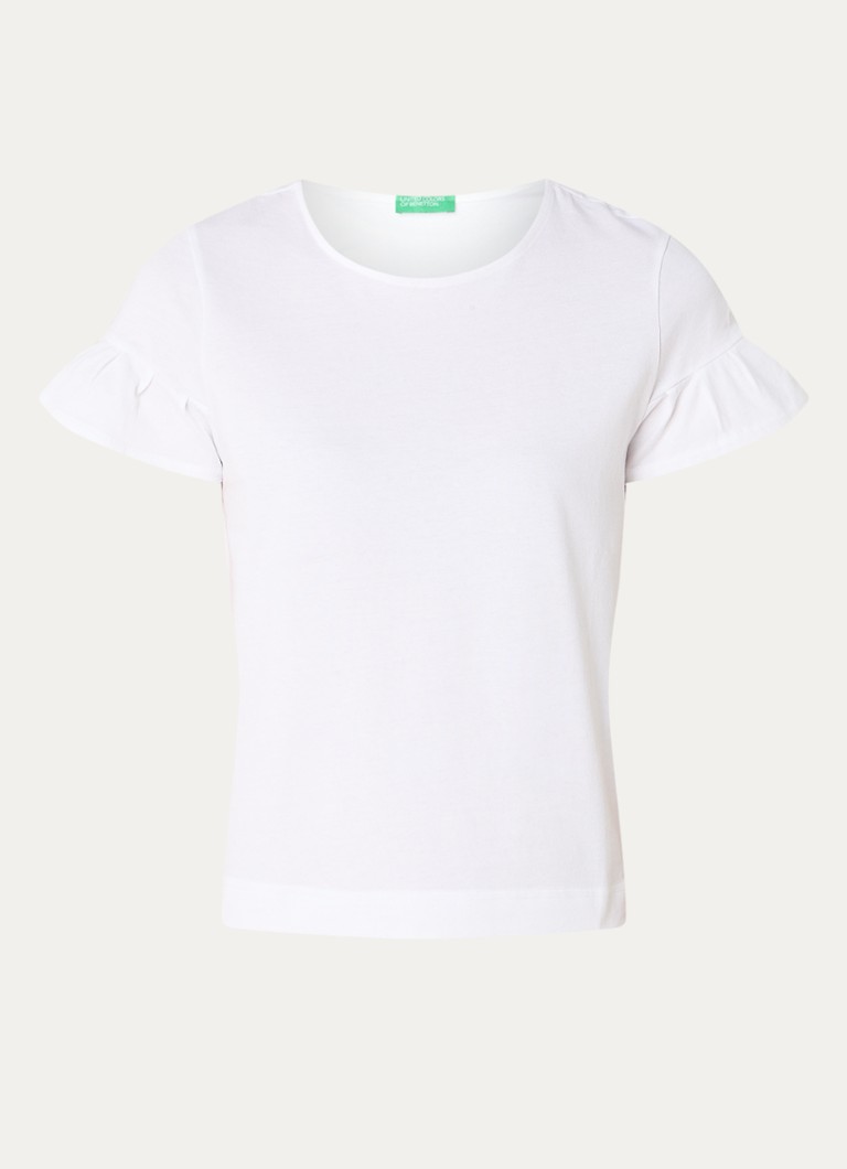 Benetton T-shirt with ruffles