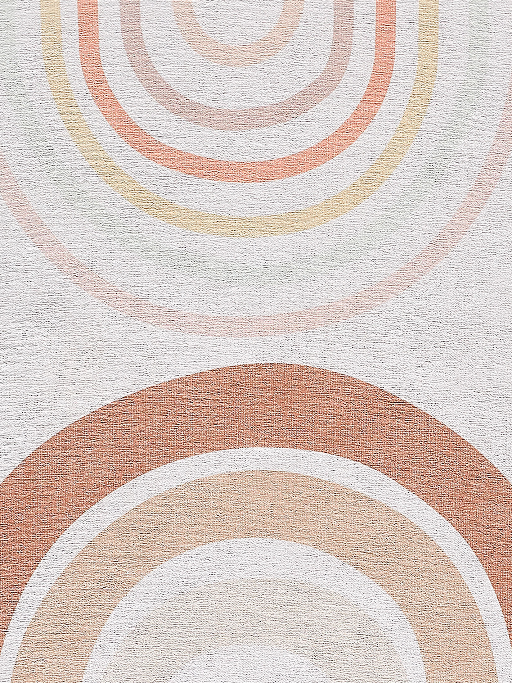 Arcobaleno Moderner Teppich, Beige/Orange