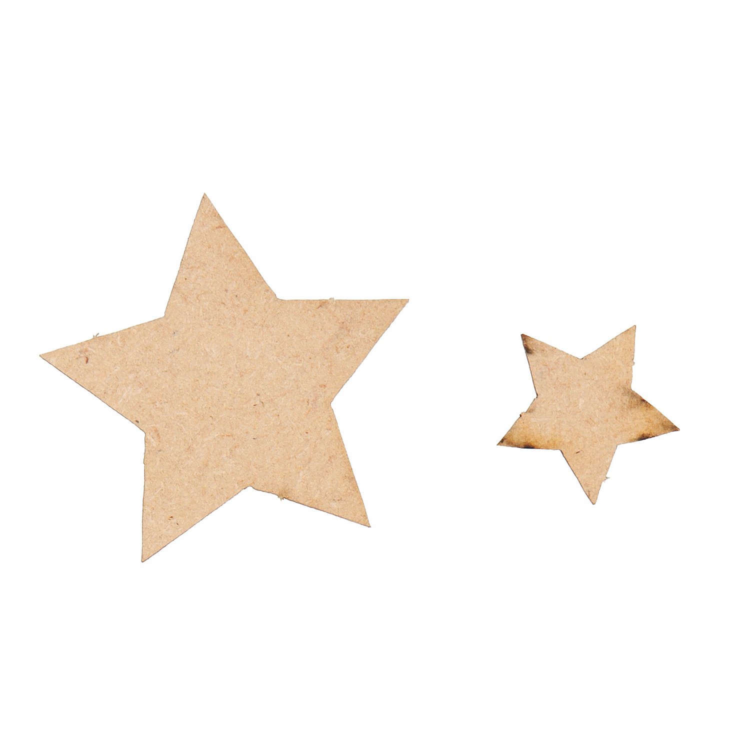 MDF Sterne 4 cm und 2 cm, 20 Stück