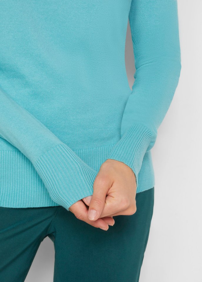 Basic Rollkragenpullover