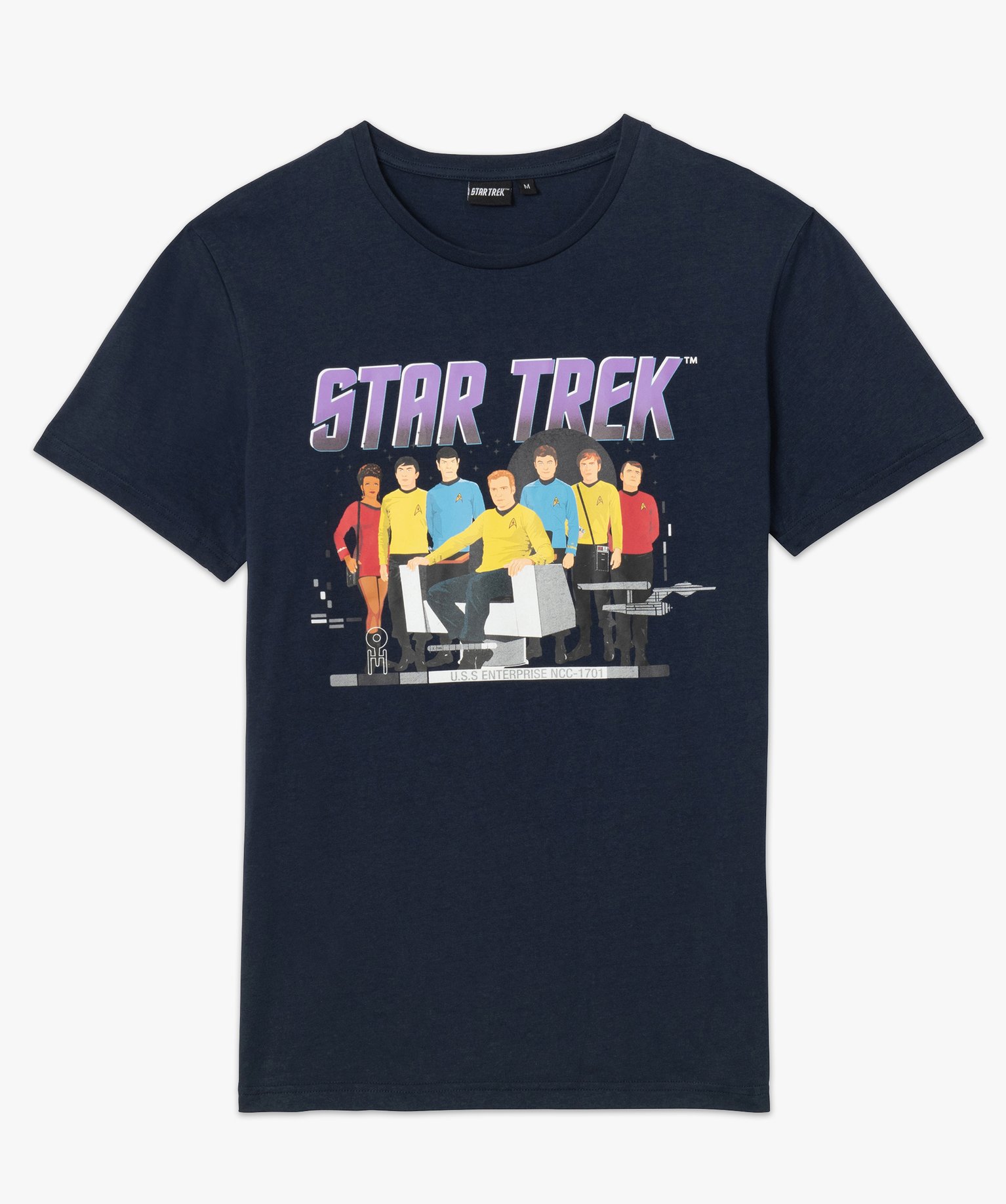 Tee-shirt homme avec motif Star Trek marine | GEMO