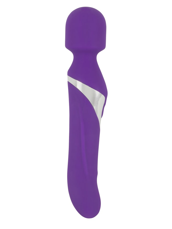 Javida Massagestab Wand & Pearl Vibrator in lila günstig kaufen 24 cm