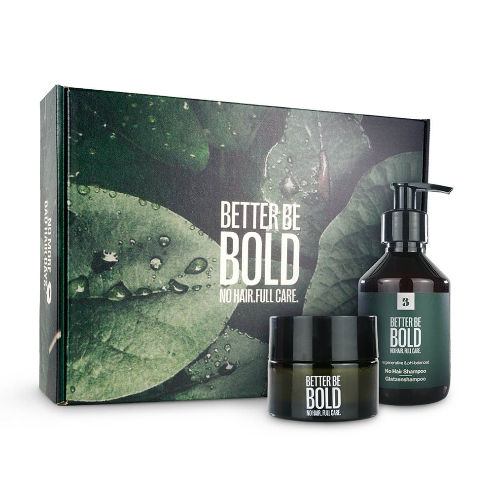 BETTER BE BOLD Set Geschenkbox für glückliche Glatzenträger Vin Diesel