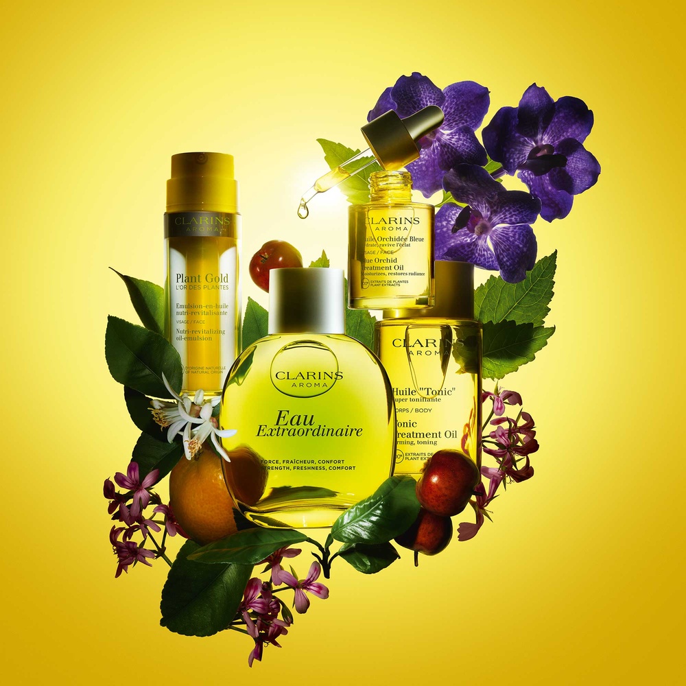 Clarins Plant Gold L'Or des Plantes 100% d’origine naturelle Huile visage