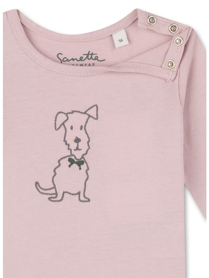 Sanetta Langarmshirt in Rosa günstig kaufen 68