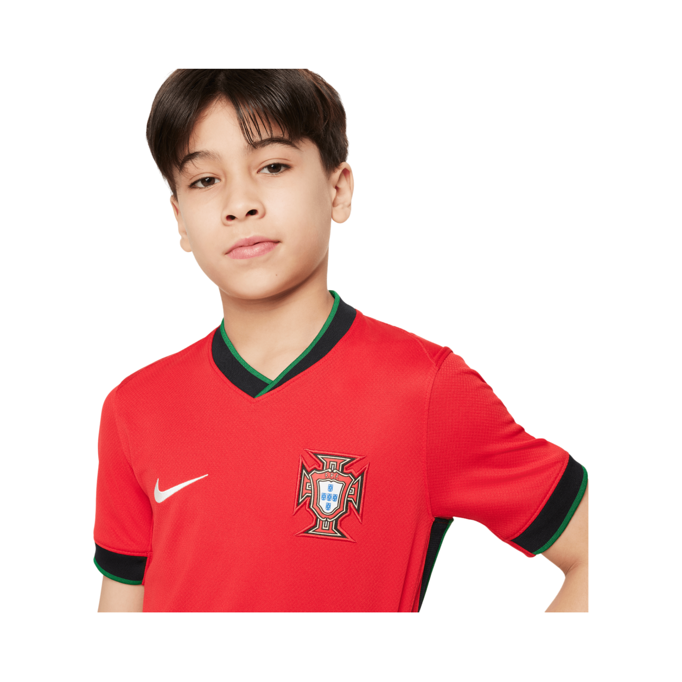 Nike Portugal Trikot Home EM 2024 Kids Rot F657