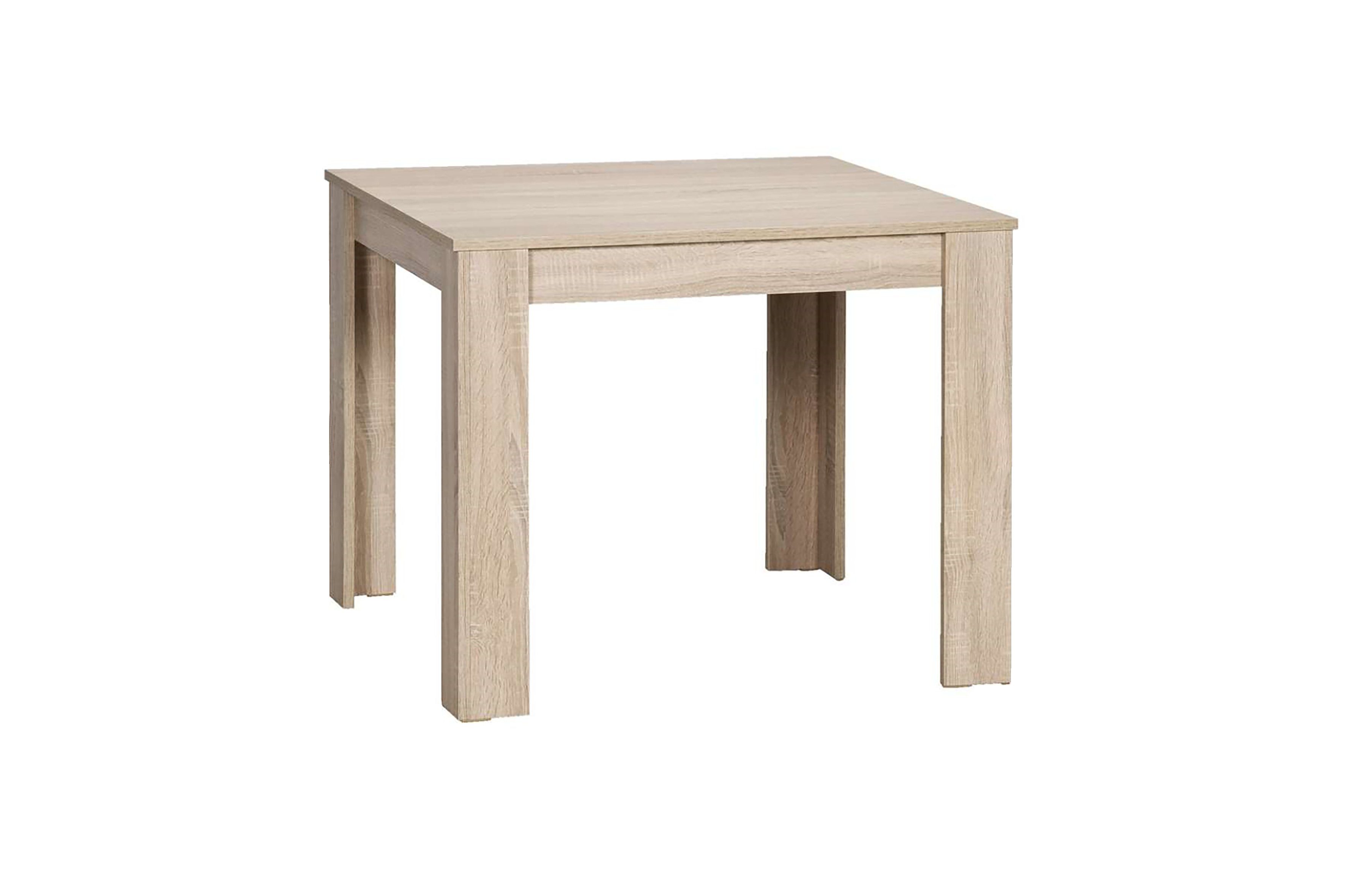 byLIVING Esstisch NEPAL (80 x 80 cm, in Eiche-Optik, Beton-Optik oder Weiß), Platzsparender Tisch