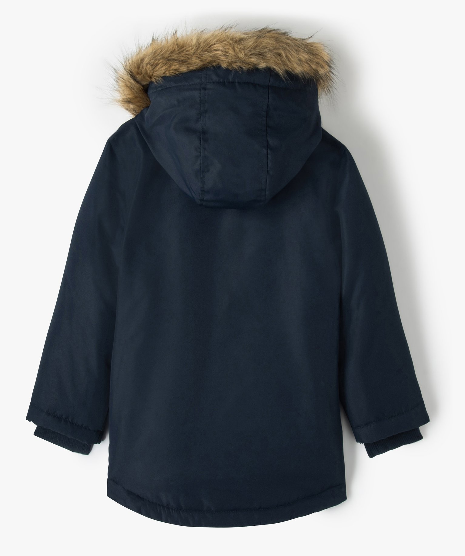 Parka déperlante avec doublure chaude et capuche Garçon marine | GEMO