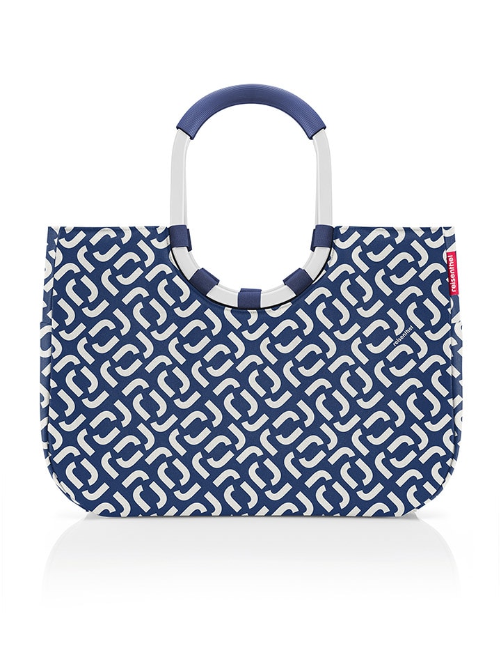 Reisenthel Shopper in Dunkelblau/ Weiß - (B)46 x (H)34,5 x (T)25 cm günstig kaufen onesize