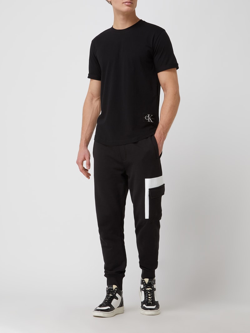 T-Shirt aus Bio-Baumwolle in black