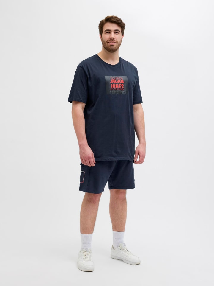 JACK & JONES PLUS T-shirt in Sky Captain günstig kaufen