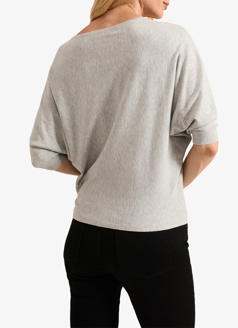 Pulover Phase Eight Cristine din tricot fin cu imprimeu mixt