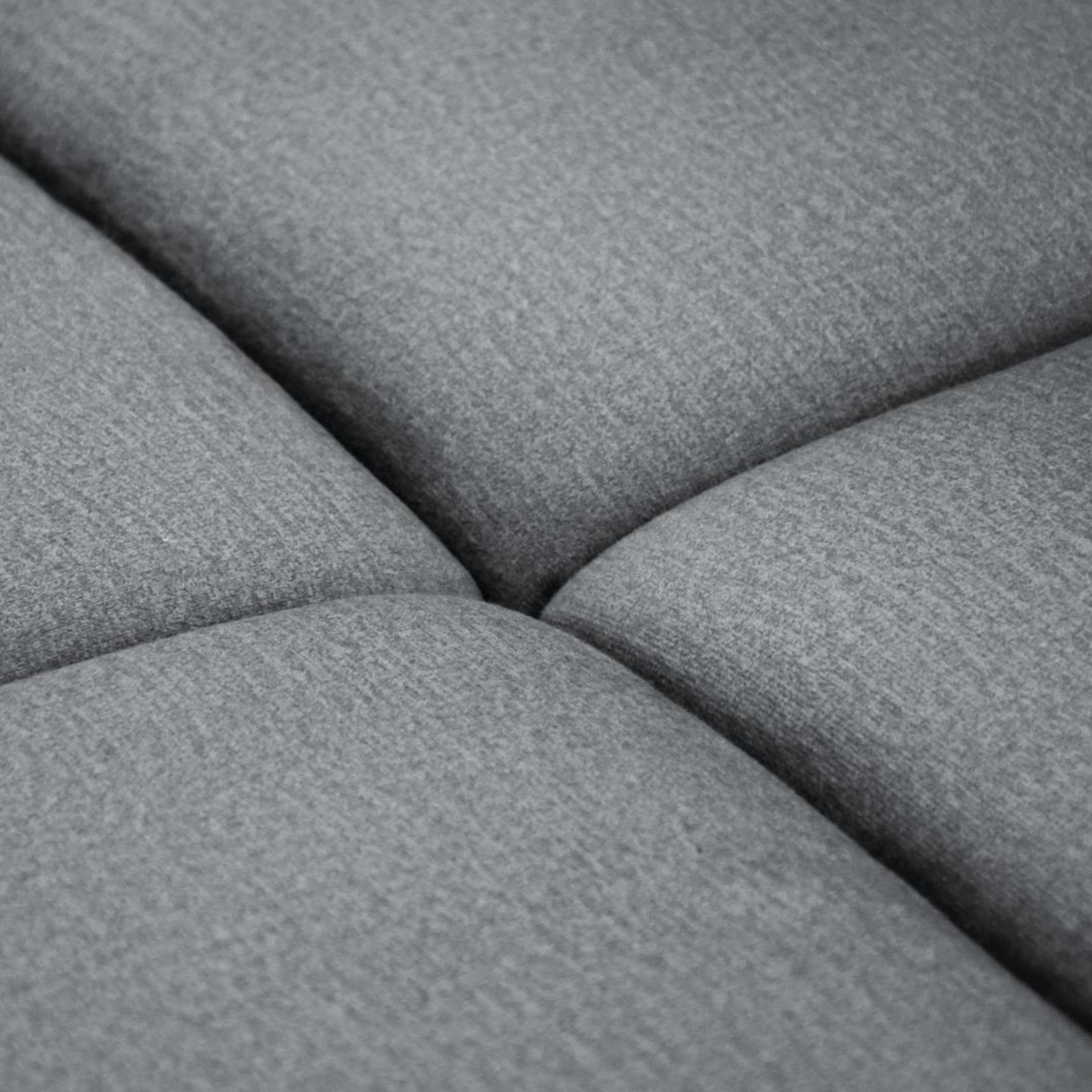 Beautysofa Ecksofa Vanessa, stilvoll Corner Sofa für Wohnzimmer, Wellenfedern, Metallbeine, 260 cm Polsterecke im modernes Design