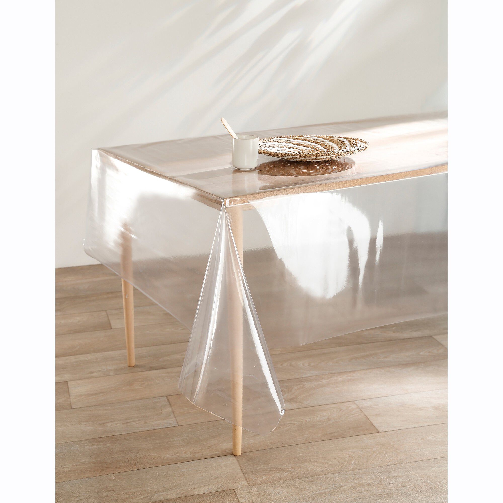 Nappe toile cirée transparente